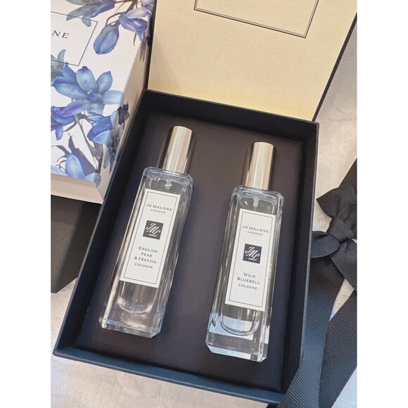 NIB Jo Malone English Pear & Freesia Wild Bluebell Cologne Duo 30ml Each - Picture 3 of 4